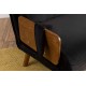 2-Seat Sofa-Bed Cosmo 2-Seater - Black Black 2-Seat Sofa-Bed Cosmo 2-Seater - Black Black