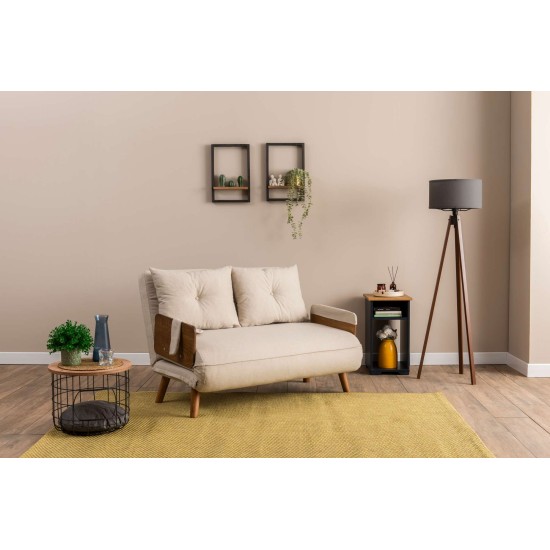 2-Seat Sofa-Bed Cosmo 2-Seater - Cream Cream 2-Seat Sofa-Bed Cosmo 2-Seater - Cream Cream