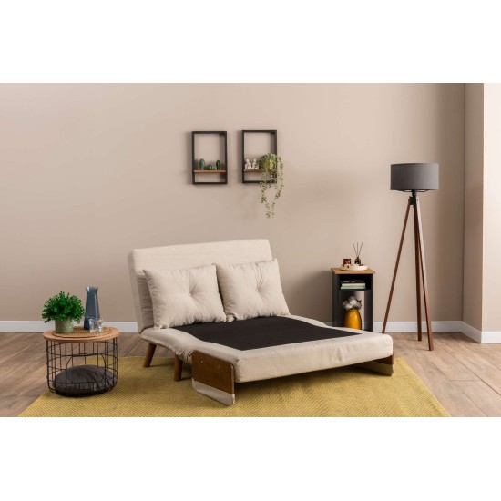 2-Seat Sofa-Bed Cosmo 2-Seater - Cream Cream 2-Seat Sofa-Bed Cosmo 2-Seater - Cream Cream