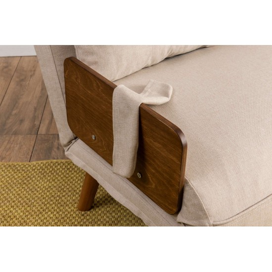 2-Seat Sofa-Bed Cosmo 2-Seater - Cream Cream 2-Seat Sofa-Bed Cosmo 2-Seater - Cream Cream