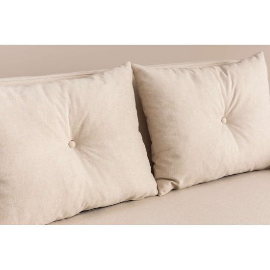 2-Seat Sofa-Bed Cosmo 2-Seater - Cream Cream 2-Seat Sofa-Bed Cosmo 2-Seater - Cream Cream