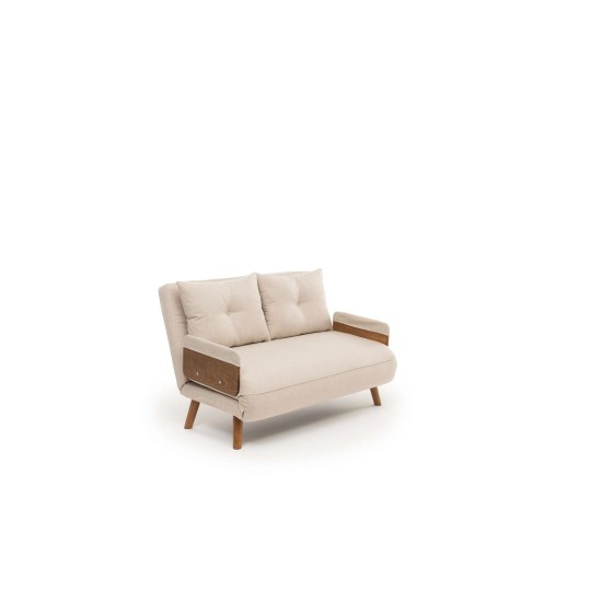 2-Seat Sofa-Bed Cosmo 2-Seater - Cream Cream 2-Seat Sofa-Bed Cosmo 2-Seater - Cream Cream