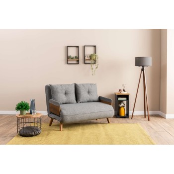 2-Seat Sofa-Bed Cosmo 2-Seater - Light Grey Light Grey