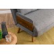 2-Seat Sofa-Bed Cosmo 2-Seater - Light Grey Light Grey