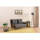 2-Seat Sofa-Bed Cosmo 2-Seater - Dark Grey Dark Grey 2-Seat Sofa-Bed Cosmo 2-Seater - Dark Grey Dark Grey