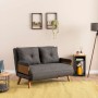 2-Seat Sofa-Bed Cosmo 2-Seater - Dark Grey Dark Grey