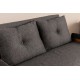 2-Seat Sofa-Bed Cosmo 2-Seater - Dark Grey Dark Grey 2-Seat Sofa-Bed Cosmo 2-Seater - Dark Grey Dark Grey