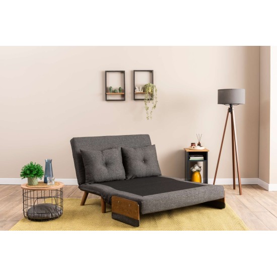 2-Seat Sofa-Bed Cosmo 2-Seater - Dark Grey Dark Grey 2-Seat Sofa-Bed Cosmo 2-Seater - Dark Grey Dark Grey