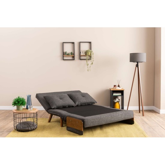 2-Seat Sofa-Bed Cosmo 2-Seater - Dark Grey Dark Grey 2-Seat Sofa-Bed Cosmo 2-Seater - Dark Grey Dark Grey