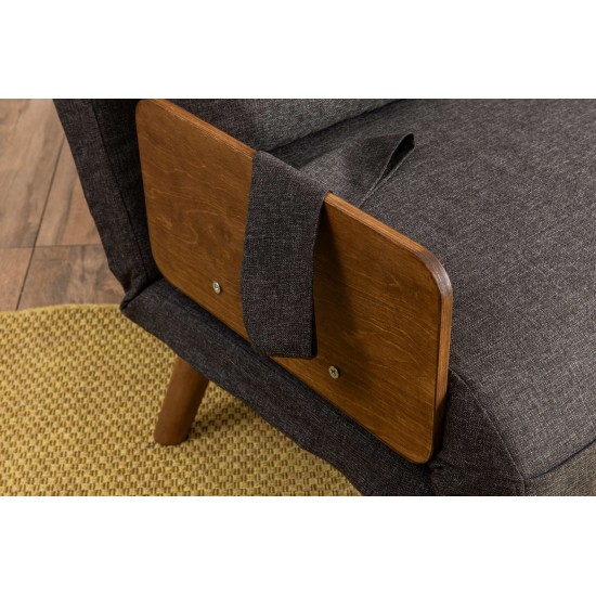 2-Seat Sofa-Bed Cosmo 2-Seater - Dark Grey Dark Grey 2-Seat Sofa-Bed Cosmo 2-Seater - Dark Grey Dark Grey