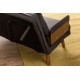 2-Seat Sofa-Bed Cosmo 2-Seater - Dark Grey Dark Grey 2-Seat Sofa-Bed Cosmo 2-Seater - Dark Grey Dark Grey