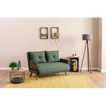 2-Seat Sofa-Bed Cosmo 2-Seater - Green Green