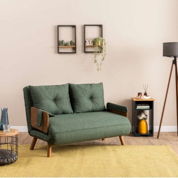 2-Seat Sofa-Bed Cosmo 2-Seater - Green Green