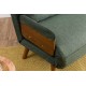 2-Seat Sofa-Bed Cosmo 2-Seater - Green Green