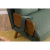 2-Seat Sofa-Bed Cosmo 2-Seater - Green Green