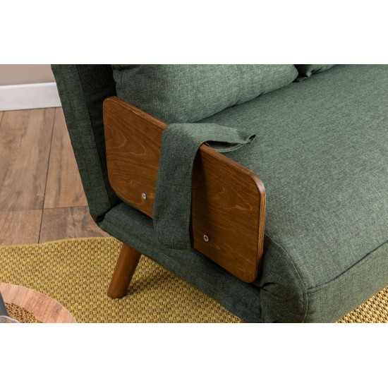 2-Seat Sofa-Bed Cosmo 2-Seater - Green Green