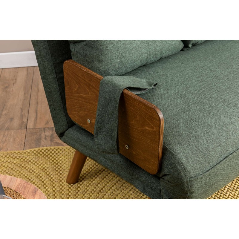 2-Seat Sofa-Bed Cosmo 2-Seater - Green Green