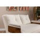 2-Seat Sofa-Bed Cosmo 2-Seater - Teddy White White 2-Seat Sofa-Bed Cosmo 2-Seater - Teddy White White