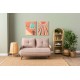 2-Seat Sofa-Bed Cosmo 2-Seater - Bohemian Mink Mink