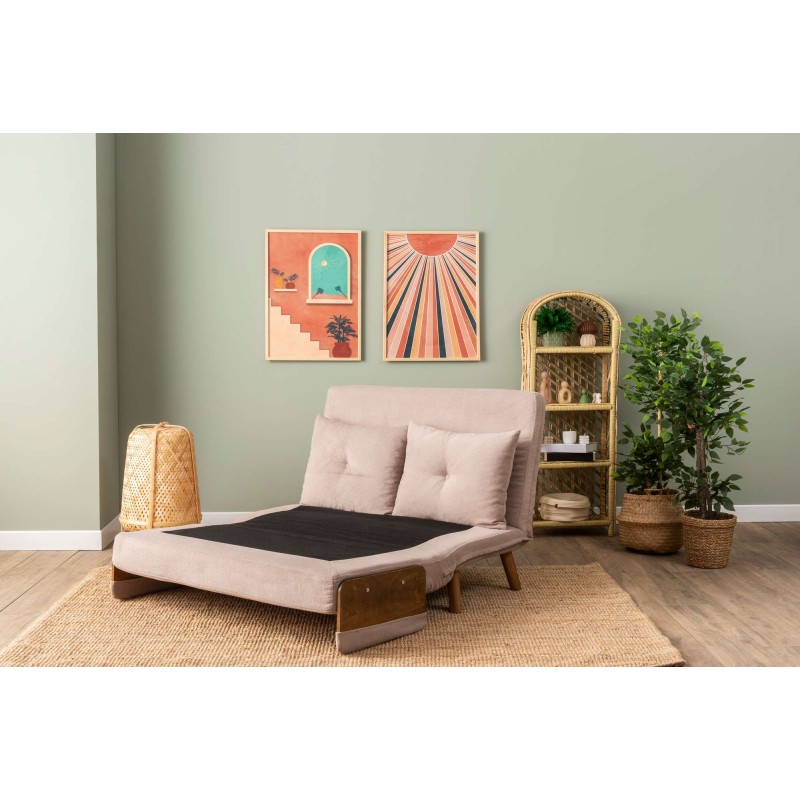 2-Seat Sofa-Bed Cosmo 2-Seater - Bohemian Mink Mink