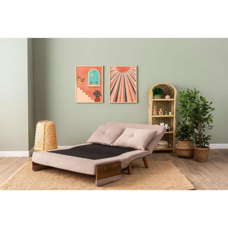 2-Seat Sofa-Bed Cosmo 2-Seater - Bohemian Mink Mink