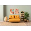 2-Seat Sofa-Bed Cosmo 2-Seater - Bohemian Mustard Mustard