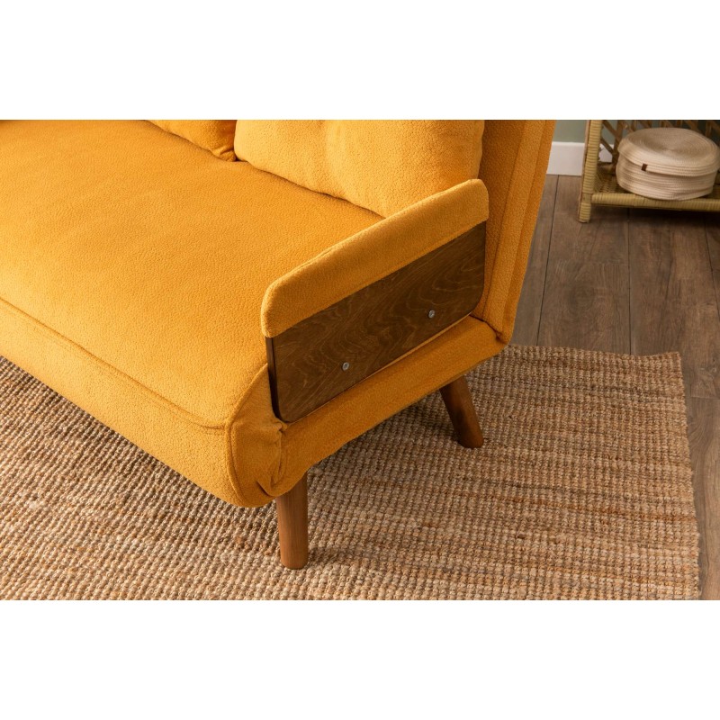 2-Seat Sofa-Bed Cosmo 2-Seater - Bohemian Mustard Mustard