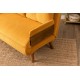 2-Seat Sofa-Bed Cosmo 2-Seater - Bohemian Mustard Mustard