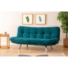 Atelier del Sofa 3-Seat Sofa-Bed Misa Small Sofabed - Petrol Green Petrol Green