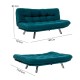 3-Seat Sofa-Bed Misa Small Sofabed - Petrol Green Petrol Green Atelier del Sofa 3-Seat Sofa-Bed Misa Small Sofabed - Petrol Green Petrol Green