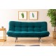 3-Seat Sofa-Bed Misa Small Sofabed - Petrol Green Petrol Green Atelier del Sofa 3-Seat Sofa-Bed Misa Small Sofabed - Petrol Green Petrol Green