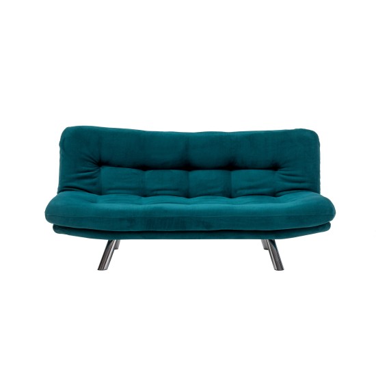 3-Seat Sofa-Bed Misa Small Sofabed - Petrol Green Petrol Green Atelier del Sofa 3-Seat Sofa-Bed Misa Small Sofabed - Petrol Green Petrol Green