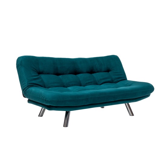 3-Seat Sofa-Bed Misa Small Sofabed - Petrol Green Petrol Green Atelier del Sofa 3-Seat Sofa-Bed Misa Small Sofabed - Petrol Green Petrol Green