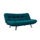 3-Seat Sofa-Bed Misa Small Sofabed - Petrol Green Petrol Green Atelier del Sofa 3-Seat Sofa-Bed Misa Small Sofabed - Petrol Green Petrol Green
