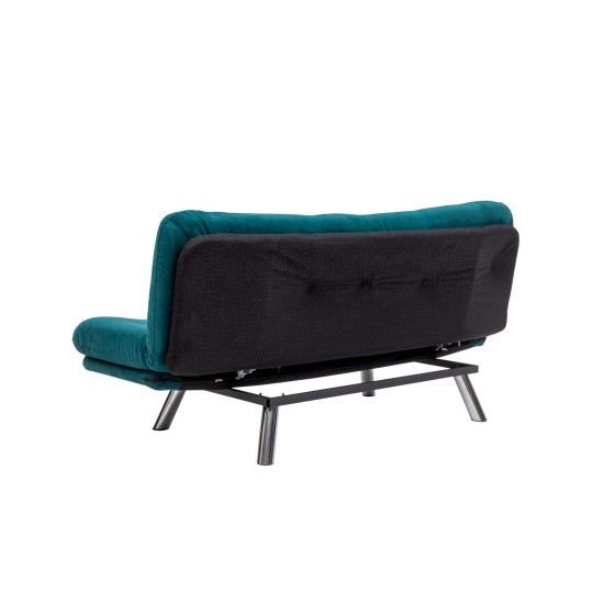 3-Seat Sofa-Bed Misa Small Sofabed - Petrol Green Petrol Green Atelier del Sofa 3-Seat Sofa-Bed Misa Small Sofabed - Petrol Green Petrol Green