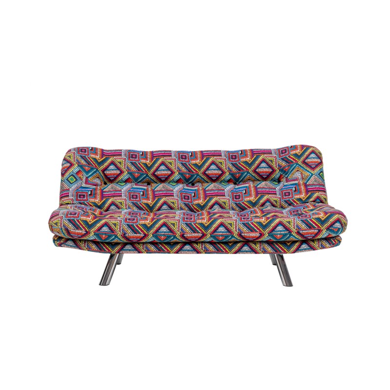 Atelier del Sofa 3-Seat Sofa-Bed Misa Small Sofabed - Patchwork Multicolor