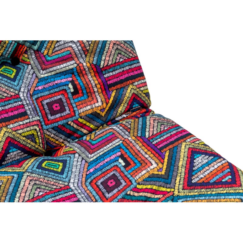 Atelier del Sofa 3-Seat Sofa-Bed Misa Small Sofabed - Patchwork Multicolor