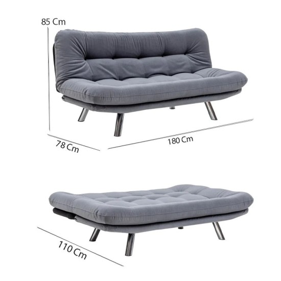 3-Seat Sofa-Bed Misa Small Sofabed - Patchwork Multicolor Atelier del Sofa 3-Seat Sofa-Bed Misa Small Sofabed - Patchwork Multicolor