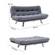 3-Seat Sofa-Bed Misa Small Sofabed - Patchwork Multicolor Atelier del Sofa 3-Seat Sofa-Bed Misa Small Sofabed - Patchwork Multicolor