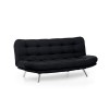 3-Seat Sofa-Bed Misa Sofabed - Black Black