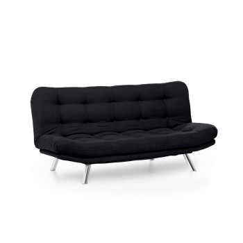 3-Seat Sofa-Bed Misa Sofabed - Black Black