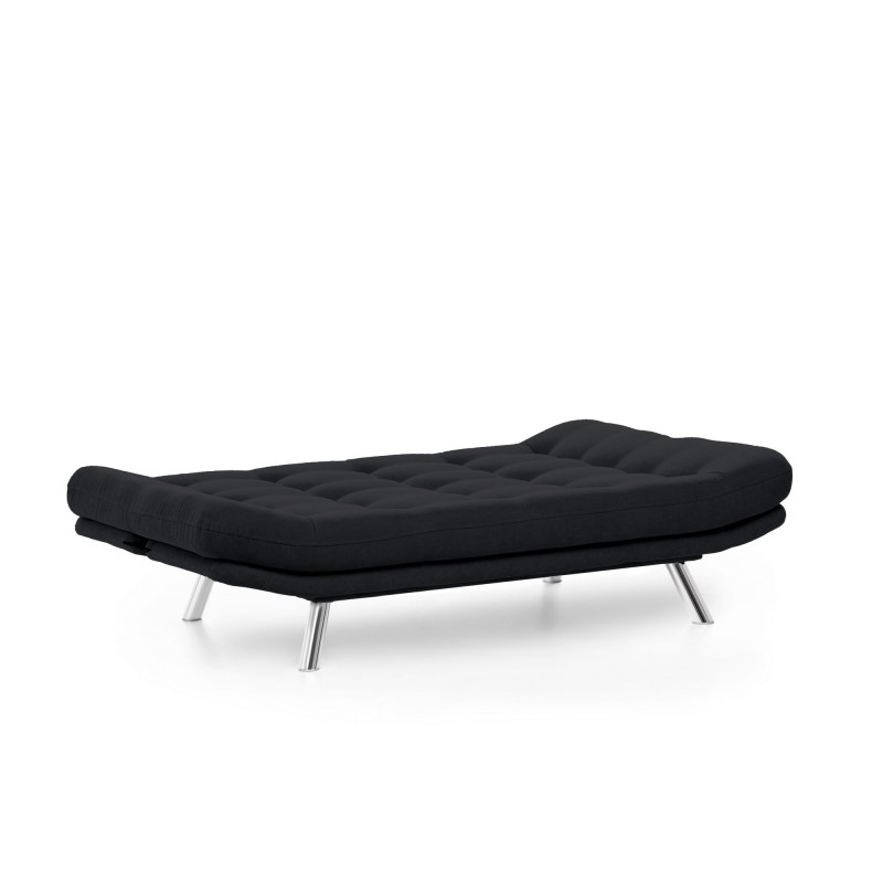 3-Seat Sofa-Bed Misa Sofabed - Black Black