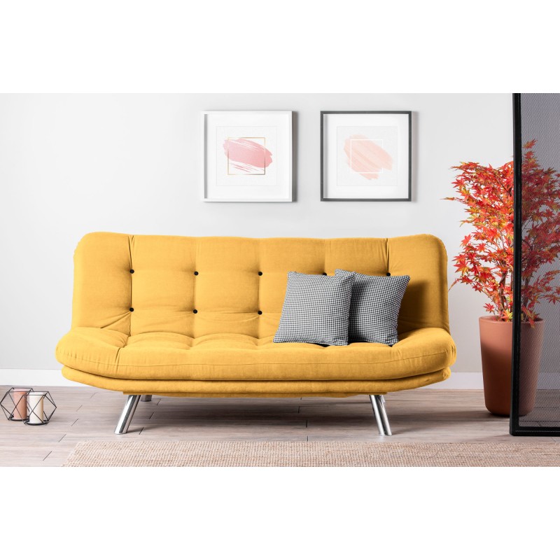 3-Seat Sofa-Bed Misa Sofabed - Mustard Mustard