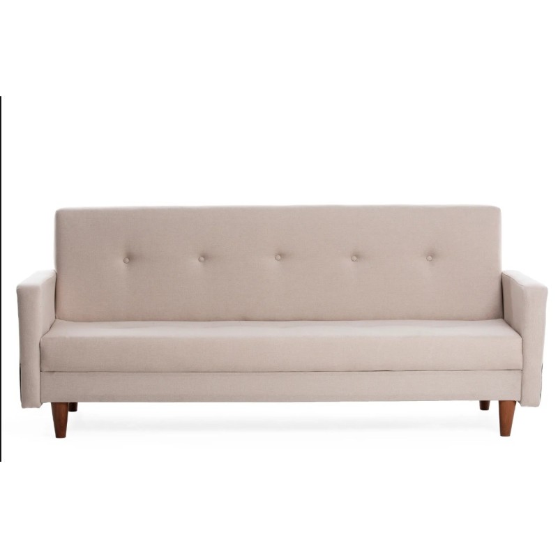 3-Seat Sofa-Bed Hiko - Cream Cream