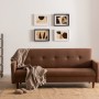 3-Seat Sofa-Bed Hiko - Brown Brown