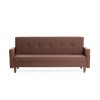3-Seat Sofa-Bed Hiko - Brown Brown