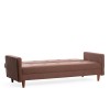 3-Seat Sofa-Bed Hiko - Brown Brown
