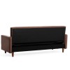 3-Seat Sofa-Bed Hiko - Brown Brown