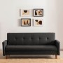 3-Seat Sofa-Bed Hiko - Dark Grey Dark Grey