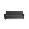 3-Seat Sofa-Bed Hiko - Dark Grey Dark Grey